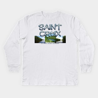 Saint Croix National Scenic Riverway Kids Long Sleeve T-Shirt